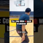 Coby White 🎒work breakdown #cobywhite #chicagobulls #nba