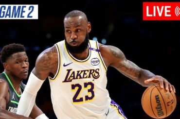 NBA LIVE! Los Angeles Lakers vs Minnesota Timberwolves GAME 2 LIVE | April 21, 2025 | NBA 2K25