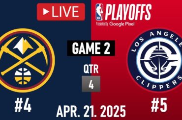 Los Angeles Clippers vs Denver Nuggets | April 16, 2025 | NBA PLAYOFFS | Nuggets vs Clippers 2K25