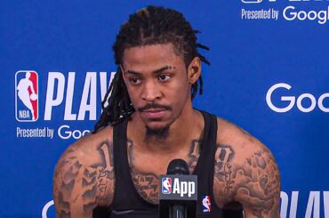 Ja Morant talks GAME 1 LOSS vs OKC, FULL Postgame Interview