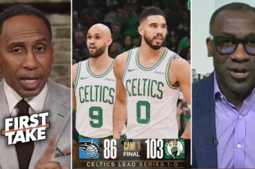 FIRST TAKE | Celtics are best team in NBA - Stephen A. on Derrick White & Boston def. Magic 103-86