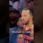 Brunson & Cade going bucket for bucket 🙌