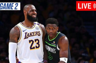NBA LIVE! Los Angeles Lakers vs Minnesota Timberwolves GAME 2 LIVE | April 22, 2025 | NBA 2K25