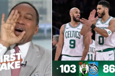 FIRST TAKE | Celtics repeat incoming! - Stephen A. Smith on Jayson Tatum & C's Game 1 win over Magic