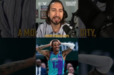 Nick Wright's WILD Ja Morant-Trae Young-LaMelo Ball trade 😮 #nba #grizzlies #hawks #hornets