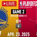 NBA LIVE! Golden State Warriors vs Houston Rockets | April 23, 2025 | Rockets vs Warriors NBA 2K25
