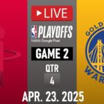Golden State Warriors vs Houston Rockets | April 23, 2025 | NBA PLAYOFFS GAME 2 | NBA 2K25