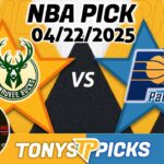 Milwaukee Bucks vs Indiana Pacers Pick 4/22/25 NBA Pick Prediction