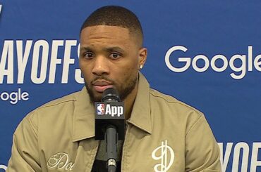 Damian Lillard talks RETURN & GAME 2 LOSS vs Pacers, Full Postgame Interview