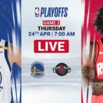 Golden State Warriors at Houston Rockets | NBA Playoffs | [OFFICIAL LIVE STREAM]