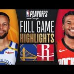 #7 WARRIORS at #2 ROCKETS | FULL GAME 2 HIGHLIGHTS | April 23, 2025