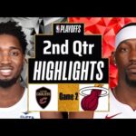 Cleveland Cavaliers vs. Miami Heat GAME 2 Full Highlights 2nd Qtr | Apr 23 | 2025 NBA Highlights