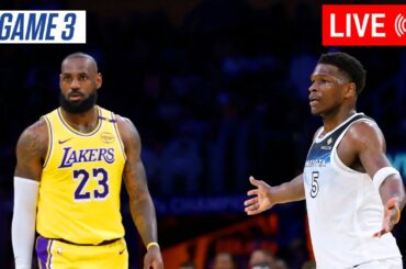 NBA LIVE! Los Angeles Lakers vs Minnesota Timberwolves GAME 3 LIVE | April 24, 2025 | NBA 2K25