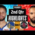 Golden State Warriors vs Houston Rockets GAME 2 Full Highlights 2nd Qtr| Apr 23| 2025 NBA Highlights