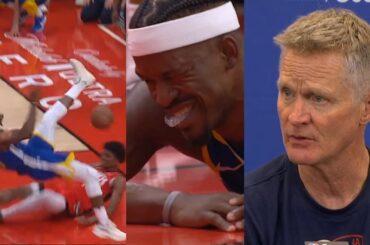 Steve Kerr gives update on Jimmy Butler after scary fall onto back vs Rockets