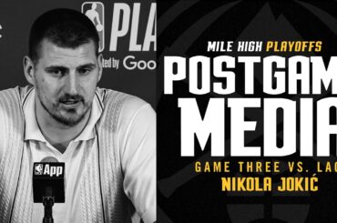 Nikola Jokić Postgame Press Conference vs. LA Clippers 🎙️ Round 1 Game 3 | 2025 NBA Playoffs