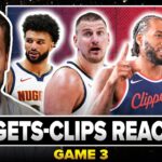 NUGGETS-CLIPPERS REACTION: Kawhi Leonard & James Harden SMOKE Nikola Jokic & Jamal Murray in Game 3