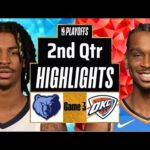 Memphis Grizzlies vs. Oklahoma City Thunder Full Highlights 2nd Qtr | Apr 24 | 2025 NBA Highlights