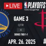 NBA LIVE! Golden State Warriors vs Houston Rockets | April 26, 2025 | Rockets vs Warriors NBA 2K25