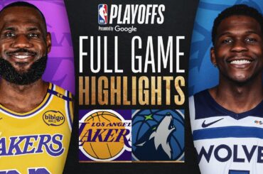 #3 LAKERS at #6 TIMBERWOLVES | FULL GAME 3 HIGHLIGHTS | April 25, 2025
