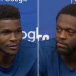 Anthony Edwards & Julius Randle Talk Game 3 Win vs. Lakers | 2025 NBA Playoffs