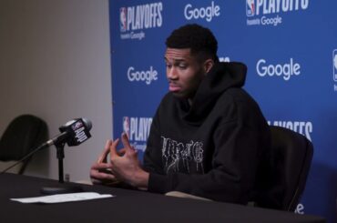 Giannis Antetokounmpo Postgame Press Conference | 04.25.25