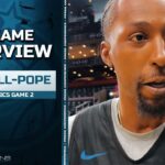 Exclusive: Kentavious Caldwell-Pope Defends Foul on Jayson Tatum | Celtics vs Magic Pregame