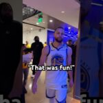 Steph & the Warriors sound off on their Game 3 win!