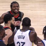Draymond  and Jalen Green EXCHANGE WORDS After Game 3 😳 HEATED MOMENT