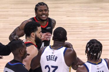 Draymond  and Jalen Green EXCHANGE WORDS After Game 3 😳 HEATED MOMENT
