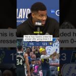 Giannis “knows the deal” heading into Game 3 against the Pacers #nba #nbaplayoffs #shorts