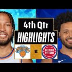 New York Knicks vs Detroit Pistons Full Highlights 4th Qtr | Apr 27 | 2025 NBA Highlights