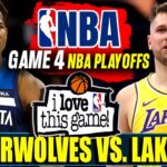 LAKERS vs TIMBERWOLVES GAME 4 |NBA LIVE Play-By-Play Reaction