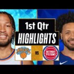 New York Knicks vs Detroit Pistons Full Highlights 1st Qtr | Apr 27 | 2025 NBA Highlights
