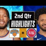 New York Knicks vs Detroit Pistons Full Highlights 2nd Qtr | Apr 27 | 2025 NBA Highlights