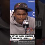 Ant shares his mindset after winning game 4 vs the Lakers 👏