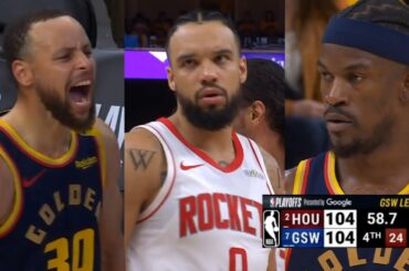 Golden State Warriors vs Houston Rockets Game 4 INSANE Final Minutes