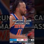 Jalen Brunson & Cade Cunningham are going bucket for bucket