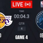 NBA LIVE! Minnesota Timberwolves vs Los Angeles Lakers | April 28, 2025 NBA Playoffs Game 4 2K25