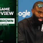 Jaylen Brown Thinks Celtics LEARNED A LOT From Magic Series | Postgame Interview