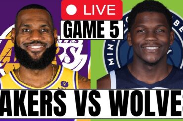 Lakers vs Timberwolves LIVE Stream NBA Playoffs Game 5, Play by Play & Highlights