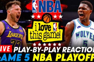 🔴LAKERS vs TIMBERWOLVES - GAME 5 PLAYOFFS │ 2025 NBA Game Play-By-Play Reaction & Scoreboard