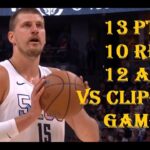 Nikola Jokic 13 Pts 10 Reb 12 Ast LA Clippers vs Denver Nuggets GAME 5 HIGHLIGHTS