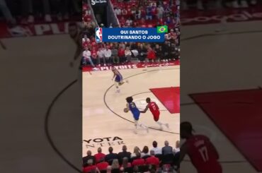 GUI SANTOS VOANDO! 🪽🏀 #NBA #shorts #NBAPlayoffs