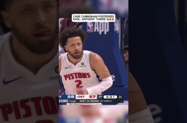 Cade Cunningham posterizes Karl-Anthony Towns 🔥