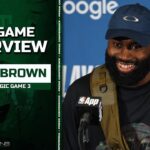 Jaylen Brown: "It might be a fight that breaks out" speaks on Physicality | Postgame 3 Interview