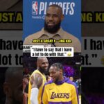 LeBron’s a proud dad 👏