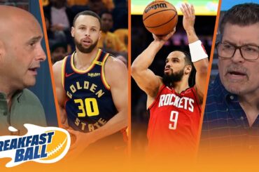 Rockets ‘taking shots at shooting hands’, Is this a problem for the Warriors? | BREAKFAST BALL