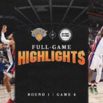 Knicks defeat Detroit Pistons in Round 1, Game 6 | FULL Game Highlights | 2025 NBA Playoffs