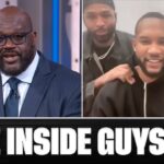 Evan Mobley's Cavs Teammates Crashed His Interview After He Won #KiaDPOY 😆👏 | NBA on TNT